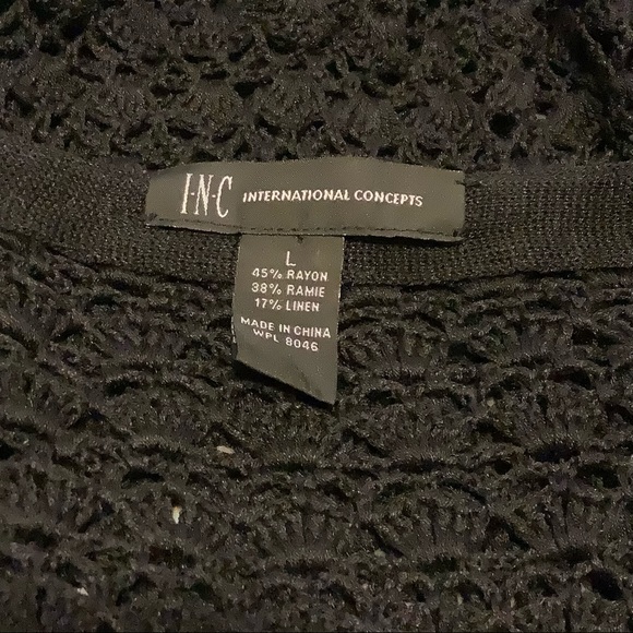 INC Black knit sweater - Picture 4 of 4